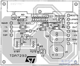 100w dmos音频放大器tda7293电路设计与分析